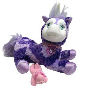Unicorn Surprise Purple Plush Stuffed Animal Pink Puppy Baby 2019 Adopted